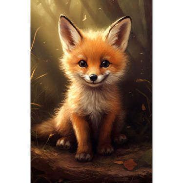 Tableau Enfant Renard